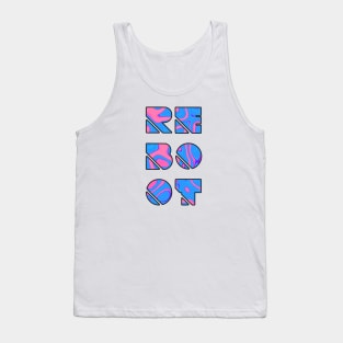 REBOOT Stacked Blended Floral Tank Top